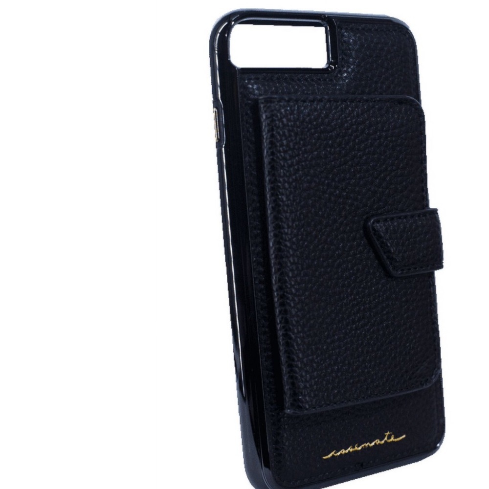 Apple iPhone Black Vegan Leather Case Mate Case For 6s & 6+ - Picture 9 of 11